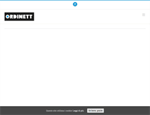 Tablet Screenshot of ordinett.it